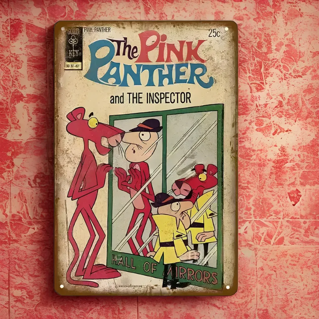 Retro Cartoon Wall Plaque