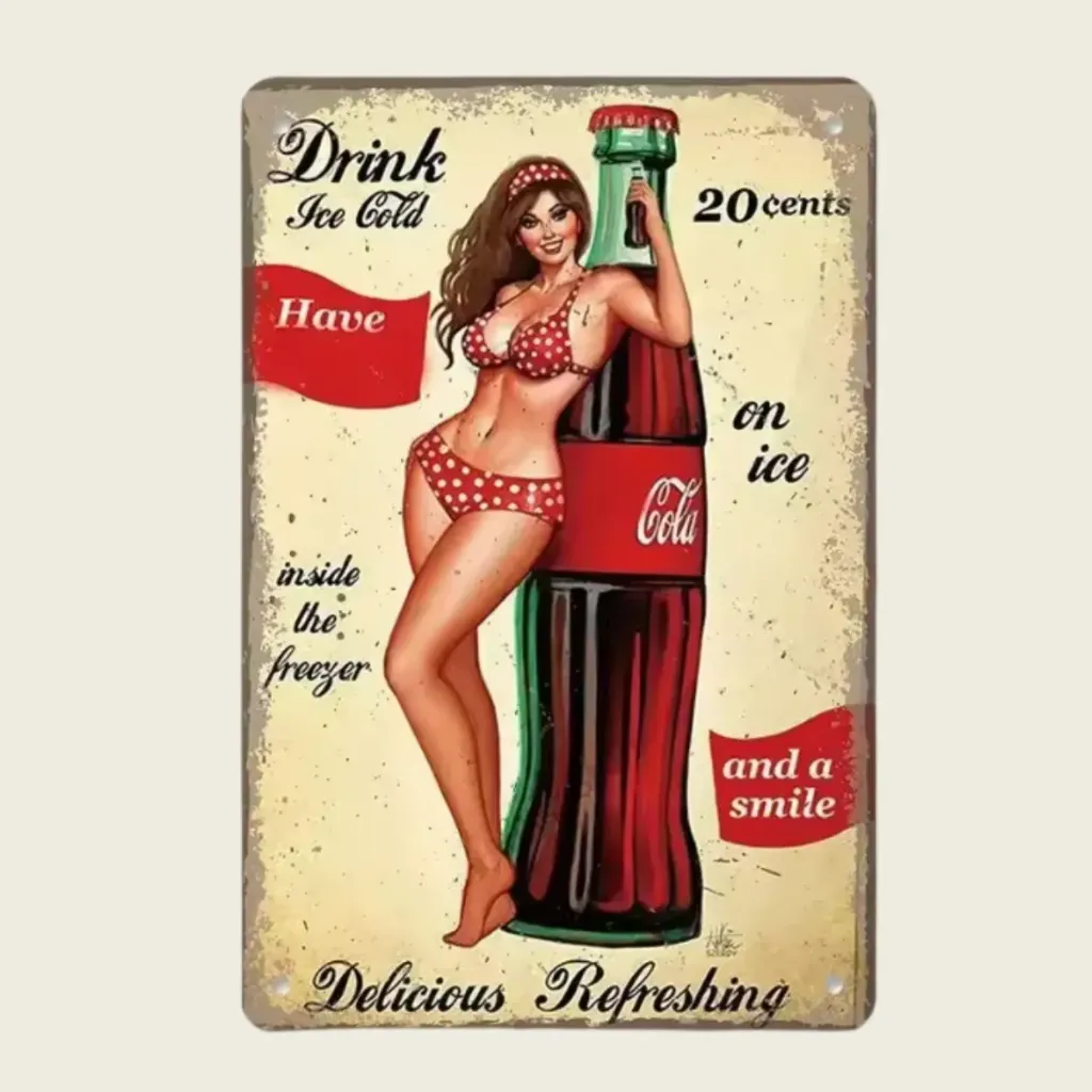 Cola Club Retro Art 20x30cm