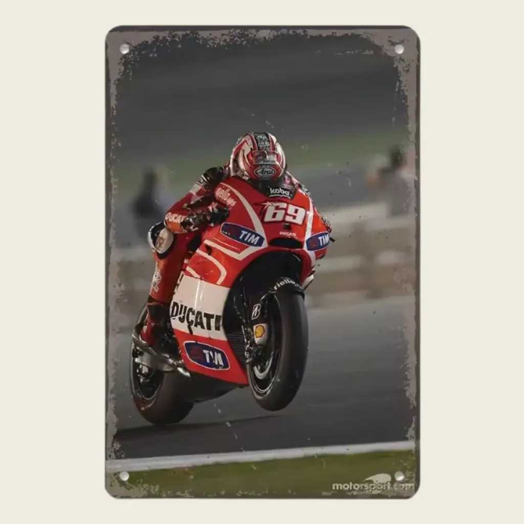 Retro Racer Art 20x30cm
