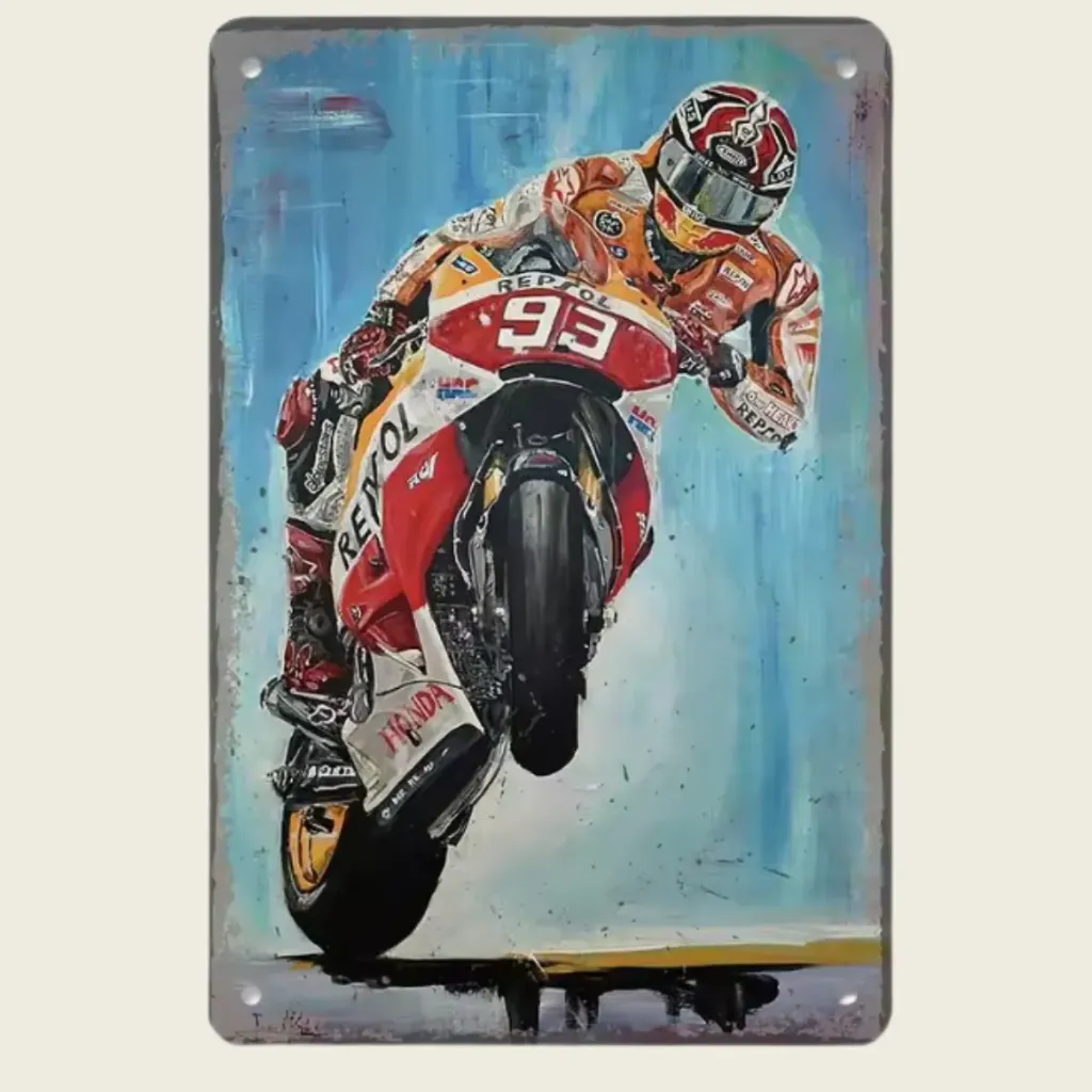 Moto GP Vintage Wall Art